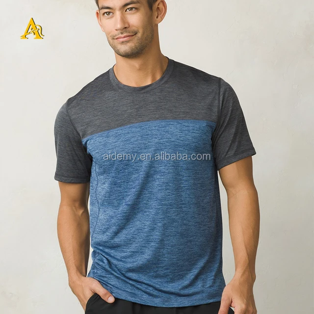 blue and grey mens tshirt printing custom sport t shirt