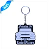 High quality custom made stereo pvc keychain 2d 3d rubber printed pvc keychain,pvc patch with hook and loop