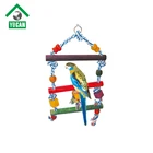 Pet Product Natural Parrot Bird Toys Wooden Perch Stand