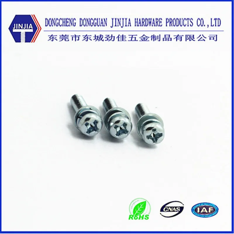 cheap hardware made in china stainless steel304 combination screws m3