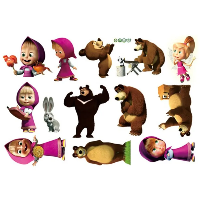 Promo cute cartoon pvc wall decoration sticker kids