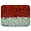 long time use red synthetic turf with white line