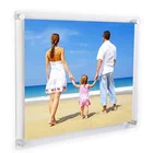 Clear Acrylic Photo Frames Wall Mount Design