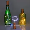 LED Cork Shaped Glass Wine Bottle Stopper Light with Silver Wire String Lights For xmas Party Wedding Halloween