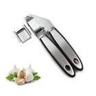 Craft stainless steel aluminum metal industrial garlic press slicer garlic crusher press chopper clean