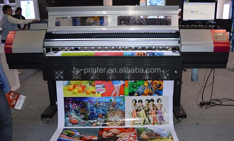 1.6m Wide Format Galaxy dx5 Head Digital Advertising Eco Solvent Inkjet printer for Galaxy canvas printing machine UD 1612LC