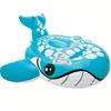 Large Cute Whale Pool Float Mat Inflatable Whale Shaped Swim Pool Rider
