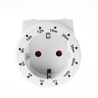 EU Germany plug digital countdown timer 12H