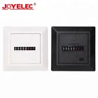 Hour Meter Counter Digital HM-1 AC220-240V AC24V 60Hz White Black