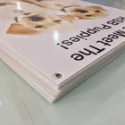 Corflute 5mm signs advertising printed board with H stake
