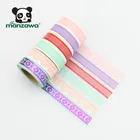 New Fashion Funny Stationery Pink Blue Purple Golden Foil Various Color Lace Pattern Assorted Decorative Washi Tape