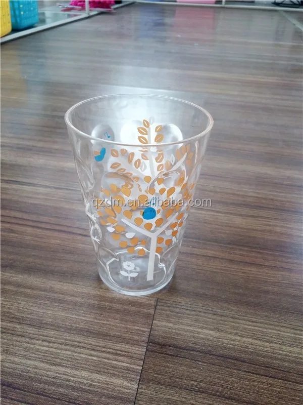 Water cup acrylic cup Plastic Mugs PS Cup Customized