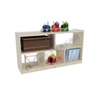 kids' nature log and hollow 5 grid cabinet