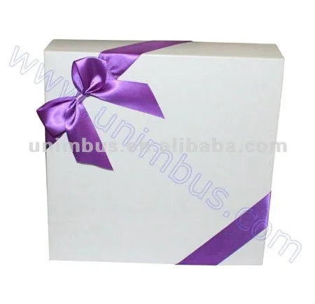 gift box decoration handmade ribbon bow,purple satin bow eith