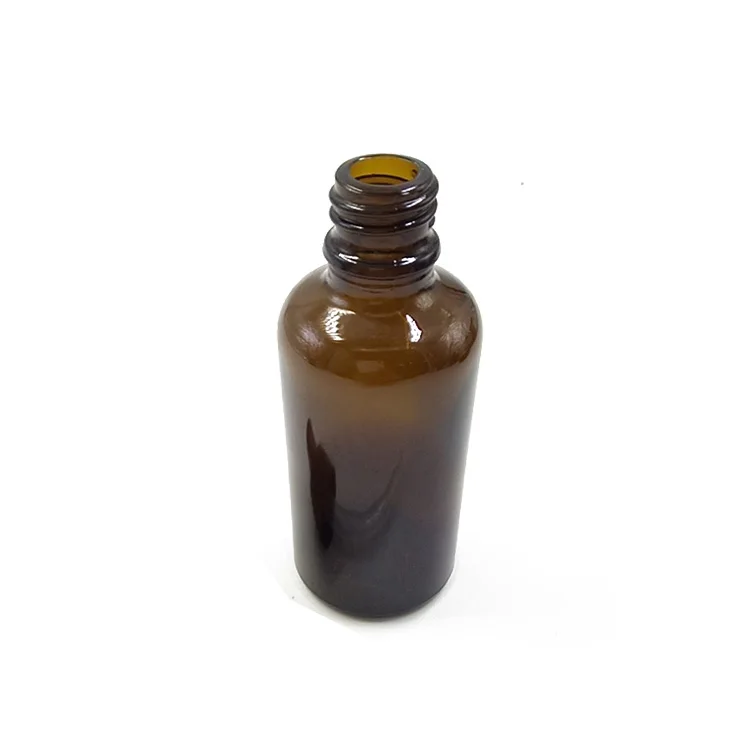 Hot sale amber 50ml glass bottle with dropper for essential oil best glass bottle price