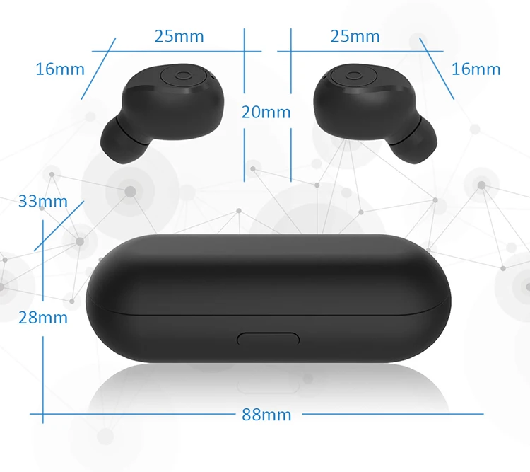 Shenzhen Factory Mobile Phone Bluetooth Headphones Headset V5.0 Manufacturer RX18,TWS Earbuds Earphone For Handsfree Call - ANKUX.COM