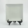 New product square shape white catering ceramic plate