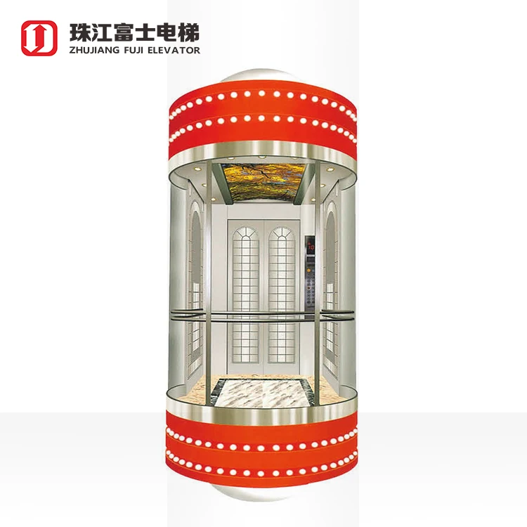 Fuji Brand Price Good Price Villa Elevator Panoramic Glass Elevator For Villa Use