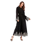 Long Maxi Easy to Wear for Women New Fashionable Abaya Designs Hijab Gowns Clothing Muslim Dress