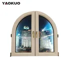 High quality aluminum soundproof bifold glass window