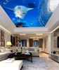 ocean design print fixed with hanging light or car roof top star lights building materials ceiling