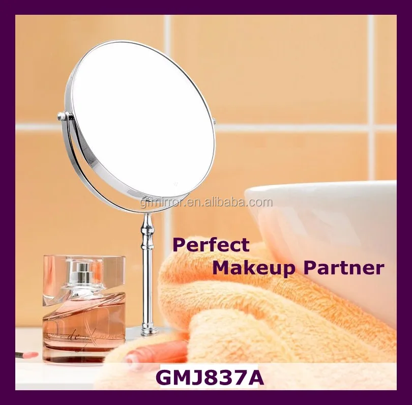 Hot selling chrome side mirror table swivel framed dresser mirror