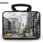 customized Canvas laptop bag for macbook air/pro 13 case 13.3 15.6 17.3 laptop message bag for xiaomi air/dell/lenovo