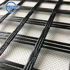 bitumen coated high tensile strength fiberglass geogrid 50kn 100KN for road construction