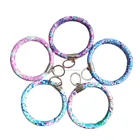Wholesale Personalized PU Lilly Inspired Bracelet Key chain
