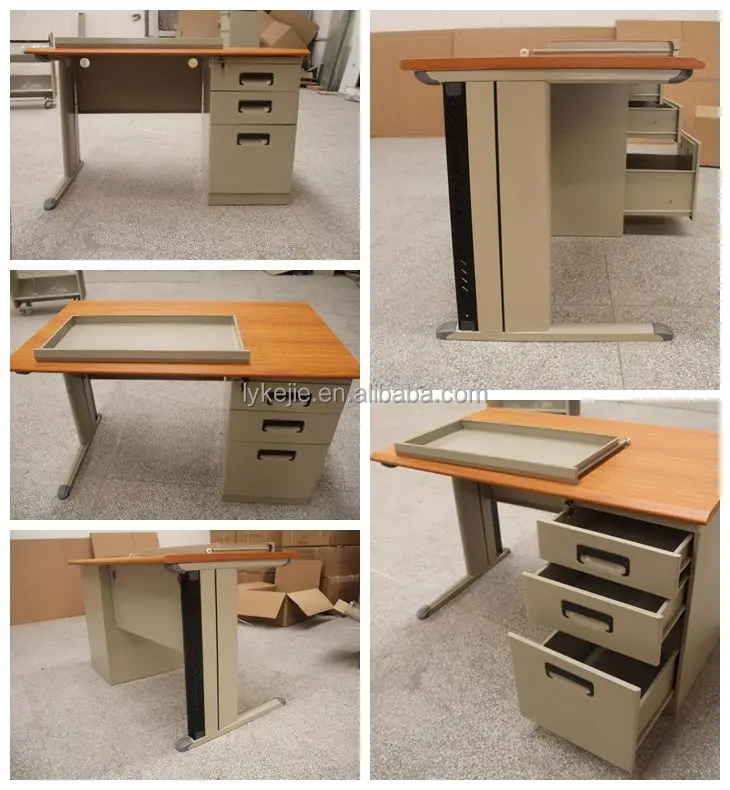 ready assembled large office executive director modern computer desk with printer storage space office desk