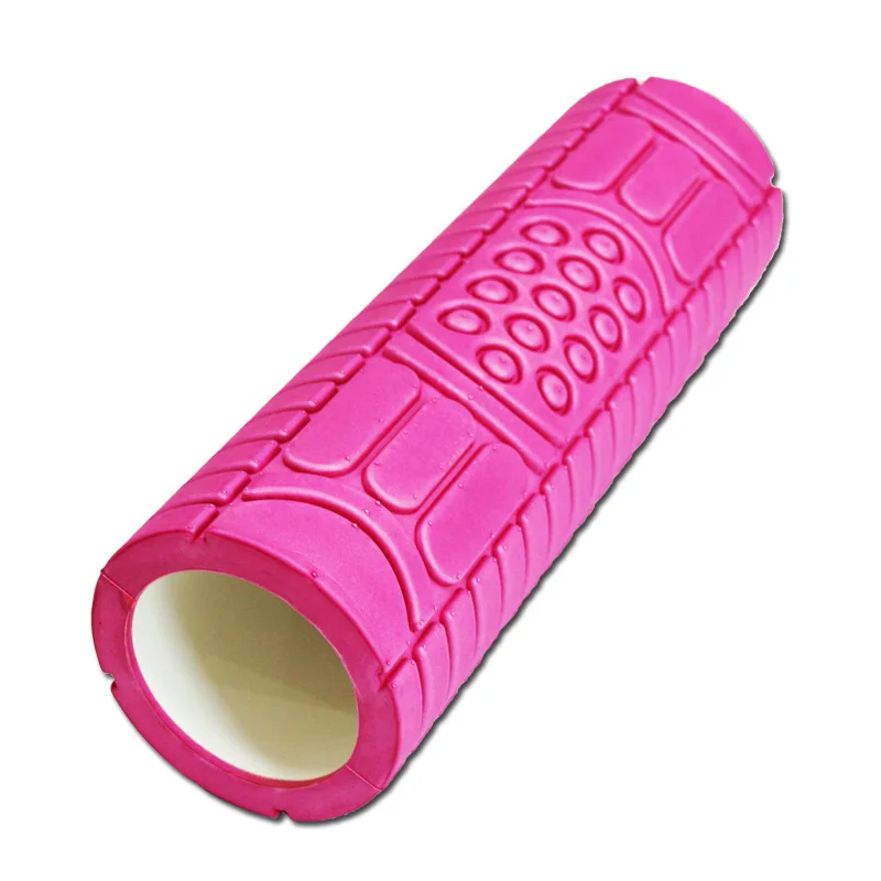 Massage roller 18" for quick post-workout recovery time tetured foam roller for yoga eercise