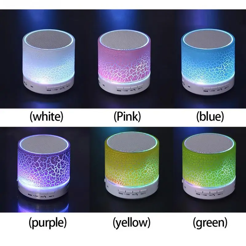 Good Promotion!Cute Wireless Remote Control Musical glowing LED Mini Bluetooth Speaker With Sucker - ANKUX.COM