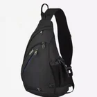Anti-theft canvas travel cross body chest bag sling bag for men
