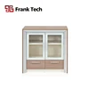 Popular bar drinks tea cabinet wooden coffee cabinets for office and home
