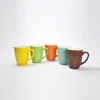 New bone china belly shape mug with solid color