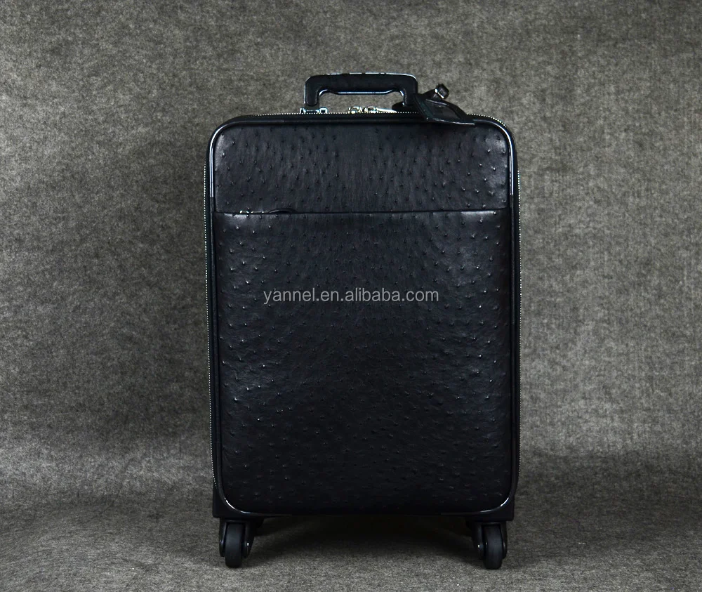 Wholesale Luxury real exotic genuine ostrich skin leather duffle travel  weekend bag From m.