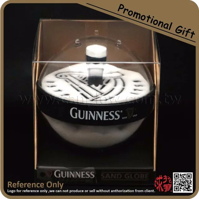acrylic sand timer hourglass beer brand promotional items for