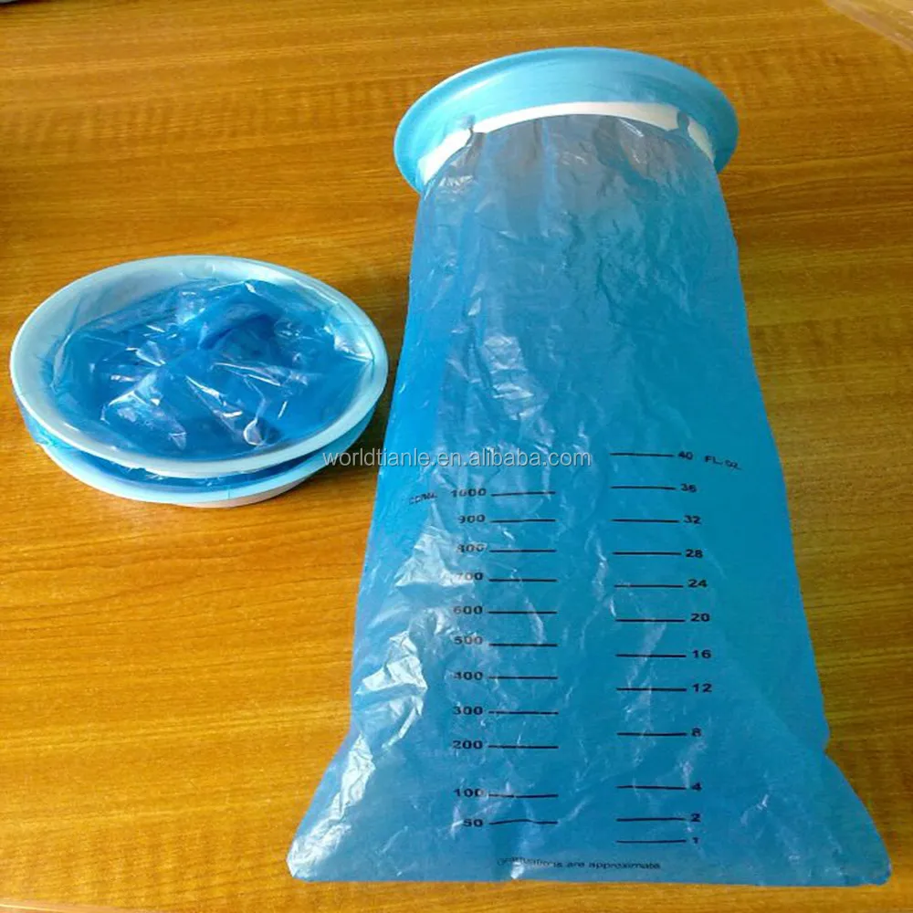 Customized Safety Foldable Airplane Sick Bag Medical Plastic Vomit Bag