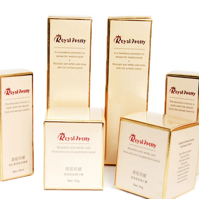 cosmetic single eyeshadow packaging paper box foldable wholesale