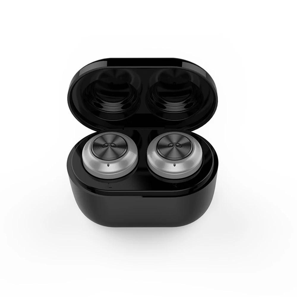 Built-in Portable mini charging case BT 5.0 earbuds button type in pocket blue tooth earphone - ANKUX.COM