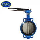 KEFA pn10 or pn16 bare shaft butterfly valve