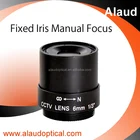 fixed iris manual focus 6mm F1.6 1/3'' CS mount lens for IP camera
