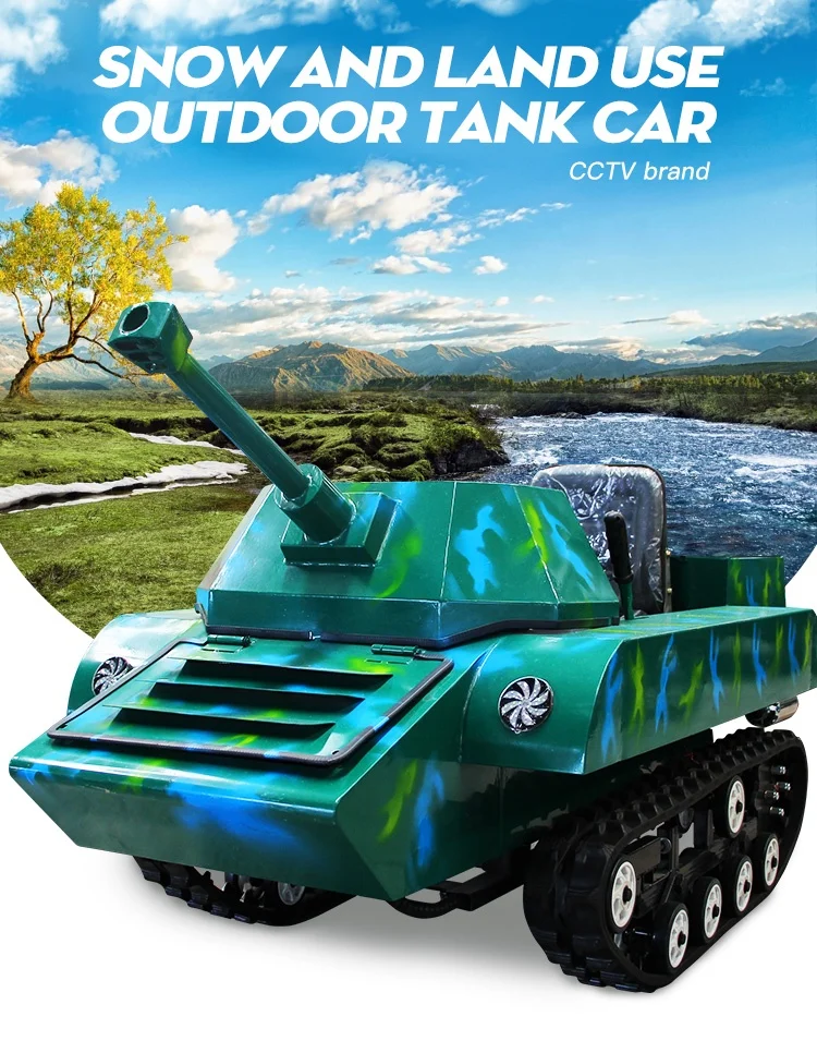 the most popular snow tank car for children,outdoor tank for