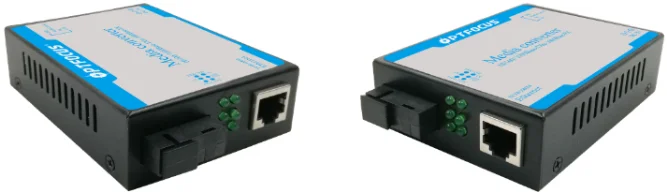 1000M Optical Media Converter Gigabit Fiber To Ethernet 94.5*70*26mm