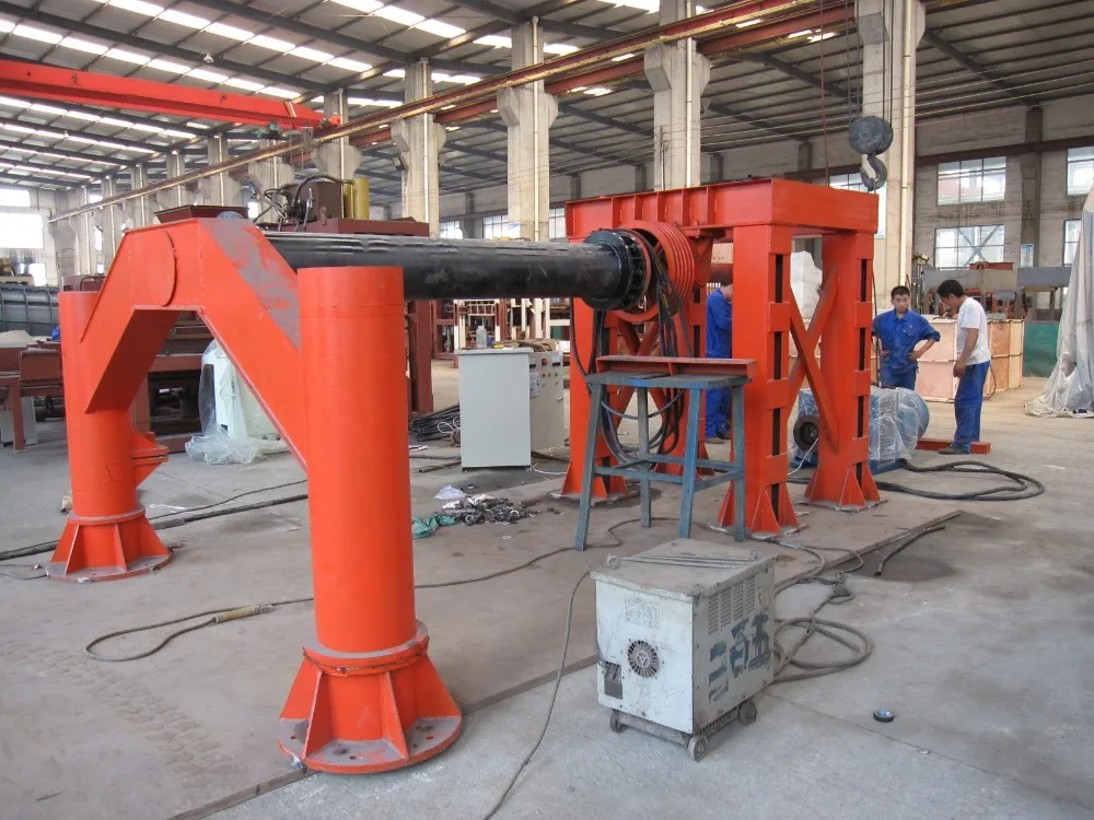 Hanging Roller Machine for Reinforced Concrete Pipe , HF-2000 Concrete Pipe Making Machine , RCC pipe machine
