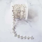 Rhinestone Cup Chain Trim Crystal Fancy Stone Chain Trimming For Dresses