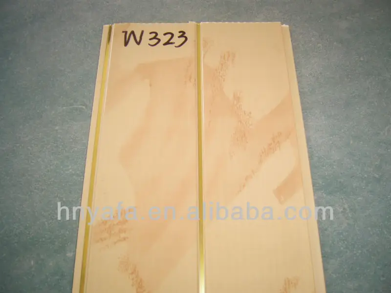 de madera de diseño de color del pvc tablero del techo de mejor precio