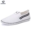 Factory breathable slip on pu leather loafers men casual shoes