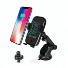 Amazon Newest Fast Qi Wireless Charger Car Mount with air vent slip phone holder