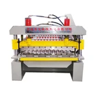 Forming Machine Roll Colored Glaze Steel Antique Color Arc Roof Tile Automatic Panel Cnc Control Mill